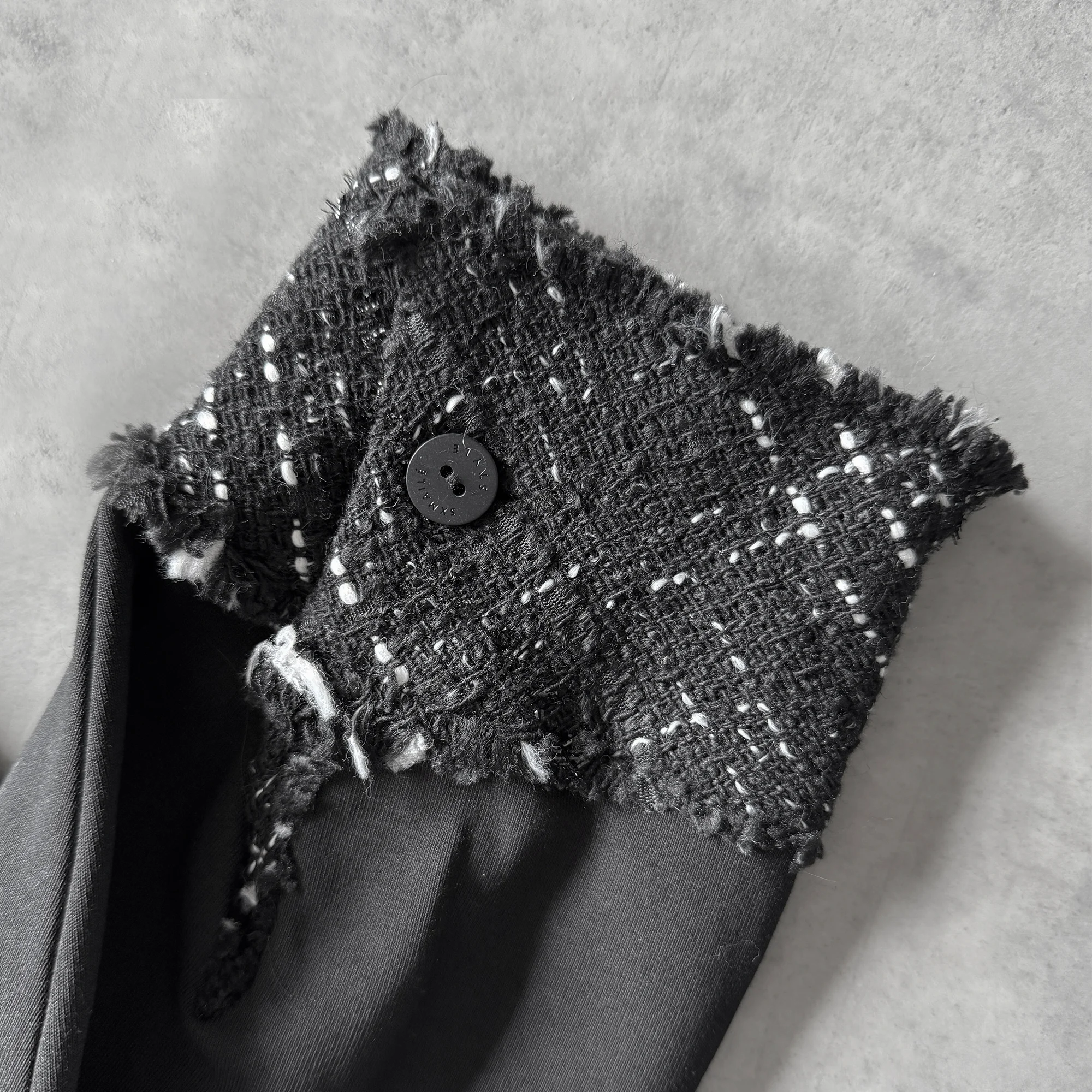 【MENS】TWEED MIX ZIP PARKER