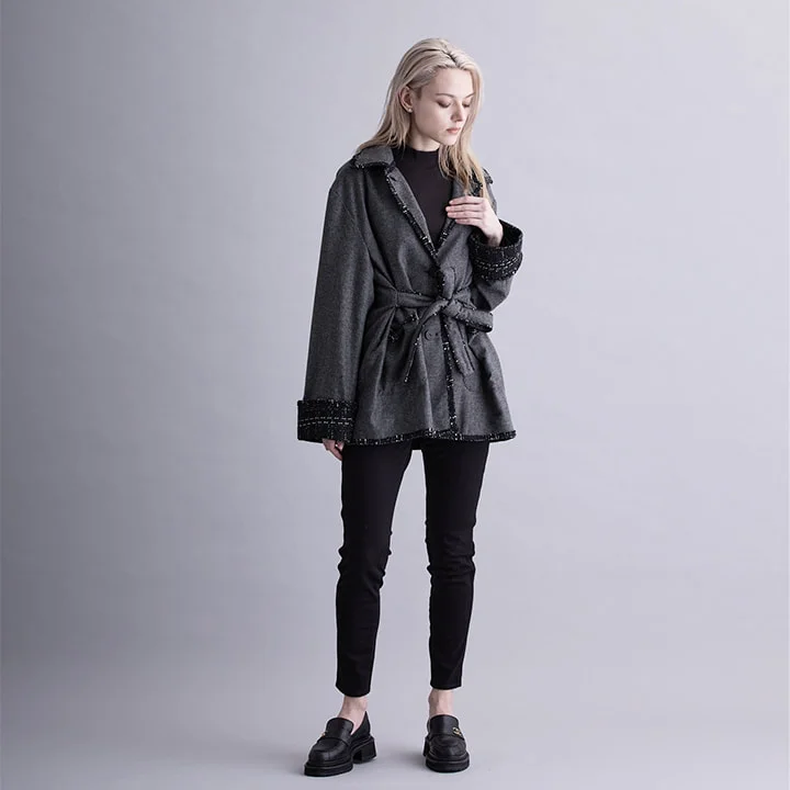 TWEED TAILORED COAT