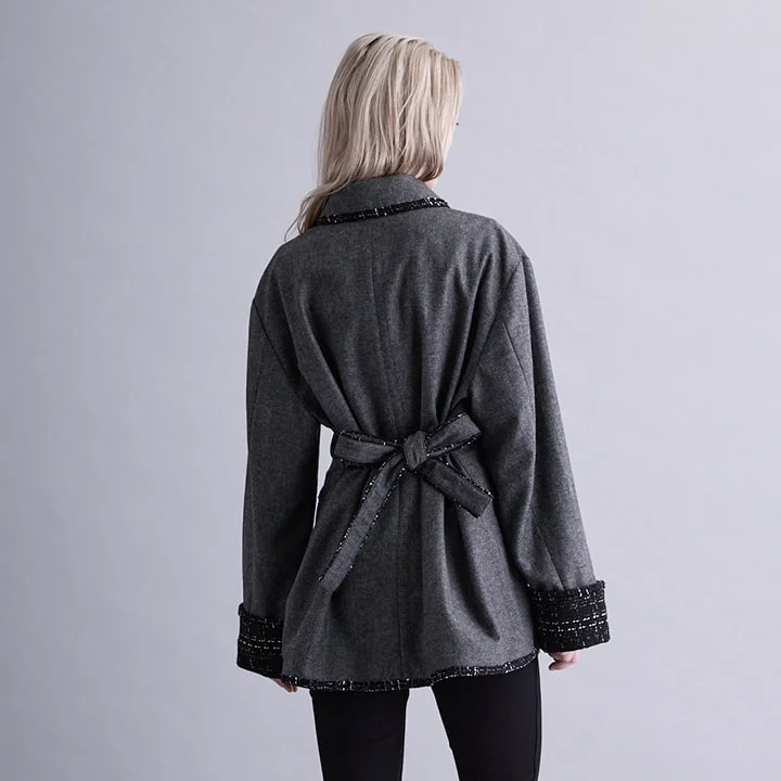 TWEED TAILORED COAT